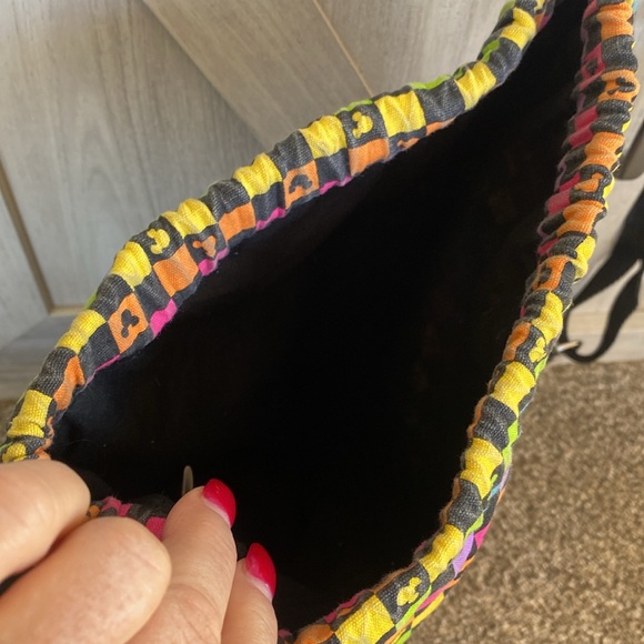 Mickey Mouse All Over Print Disney Backpack Double Sided Colorful/ Rainbow Rare - Picture 6 of 7